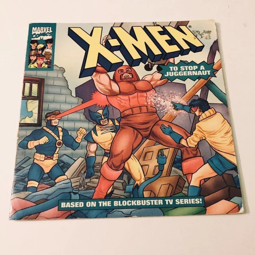 Vtg 1993 Random House Marvel X Men  To Stop A Juggernaut Comic Book - Picture 15 of 15